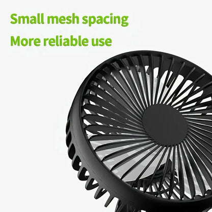 Car Cooling Fan 3Speed Air Circulator 12V/24V 360° Rotation
