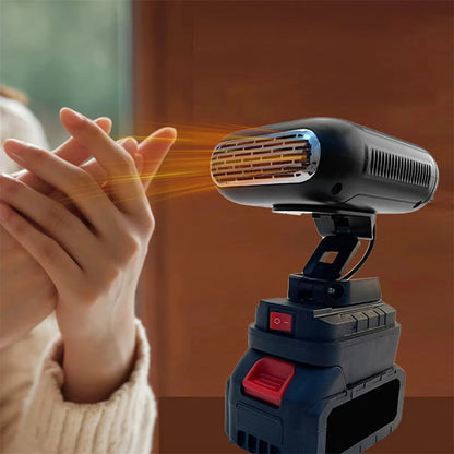 Car Rechargeable Portable  Adjustable Efficient Heat Fan Winter Essential