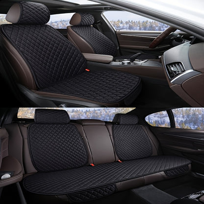 Car All-Season Non-Slip Linen Seat Covers - 3/5/11pcs