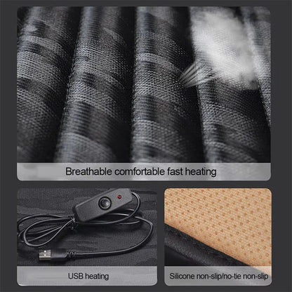 Car USB Heating Universal Home Office Heated  Seat Cushion