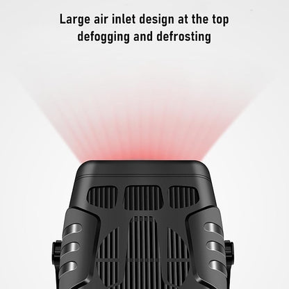 2 IN 1 Car Heater 12V/24V Electric Cooling Heating Defroster Fan