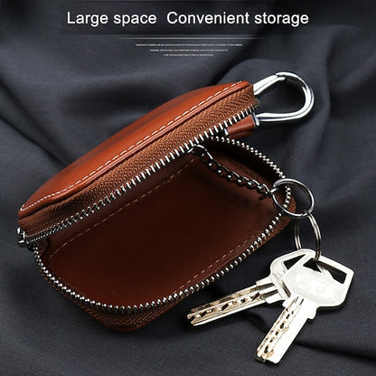 Car Leather Key Holder Case Key Chain Wallet Pouch Bag Case Holder