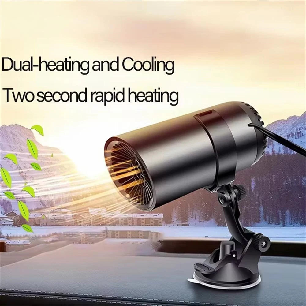 12V/24V 150W Car Heater Portable Electric Fan Automatic Windshield Dryer Defroster