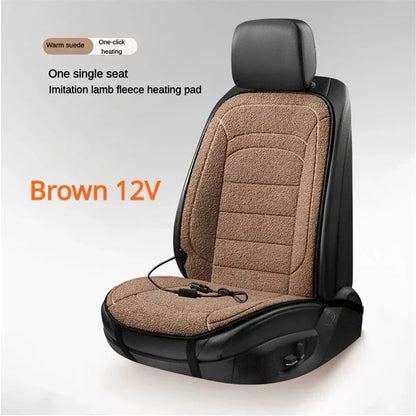 Car Seat Cover Winter Heated Seats Cushion Seat Electric Warmer Pad