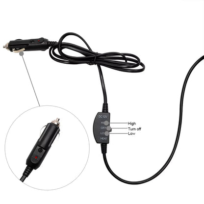 12V Car Auto Rear Seat Heated Cushion Heating Warmer Cushions Mat Electric Heating Pad