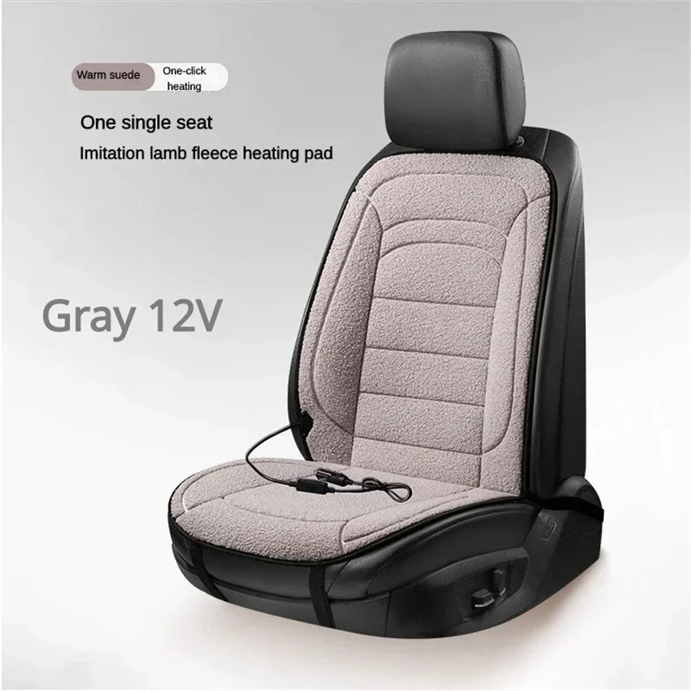 Car Seat Cover Winter Heated Seats Cushion Seat Electric Warmer Pad