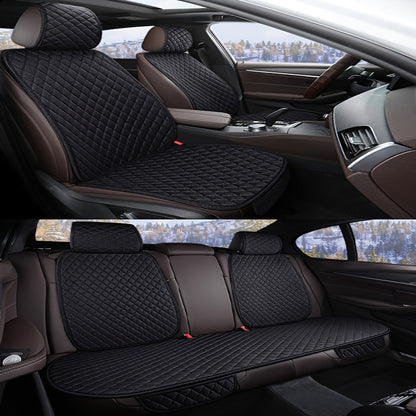 Car All-Season Non-Slip Linen Seat Covers - 3/5/11pcs