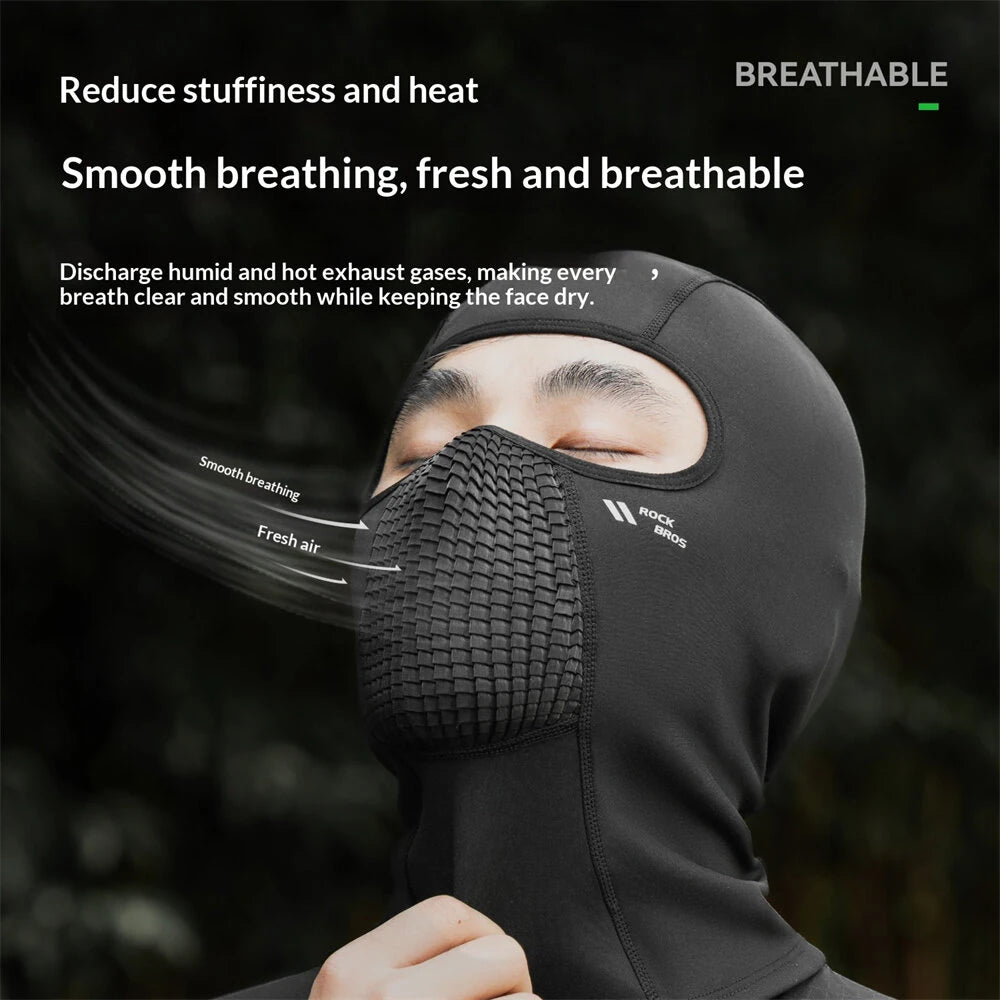 Motorcycles E-Bike Cycling Headwear Warm Windproof Head Mask High Elastic Comfy Headgear