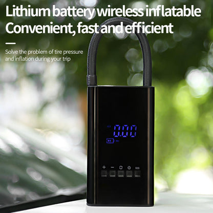 Car Wireless Digital Portable Tire Inflator Handheld Air Compressor Tools 4000mAh