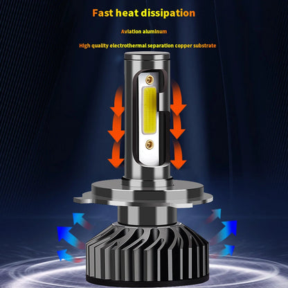 12V H4 H7 H11 Car Auto COB LED Super Bright Modified Headlight Bulbs 2 packs