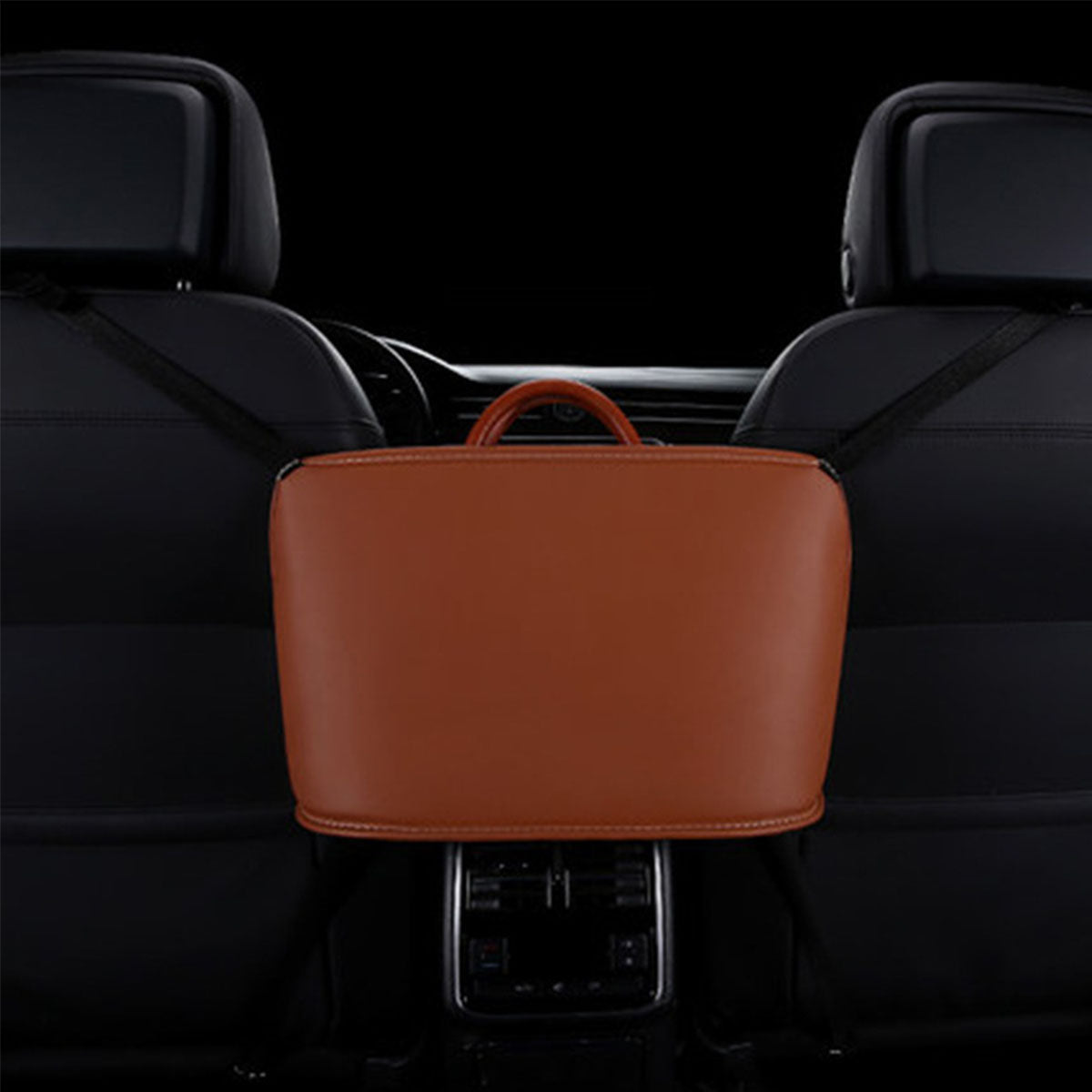 Car Leather Seat Storage Organizer Receive Bag 41*27cm