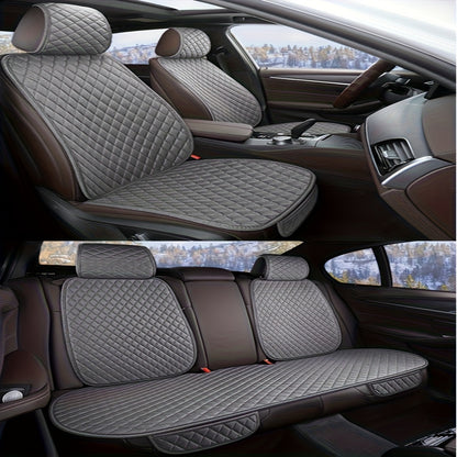 Car All-Season Non-Slip Linen Seat Covers - 3/5/11pcs