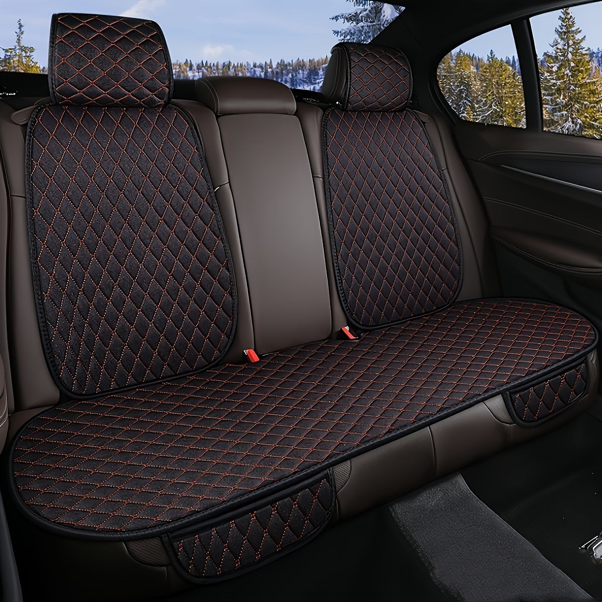 Car All-Season Non-Slip Linen Seat Covers - 3/5/11pcs