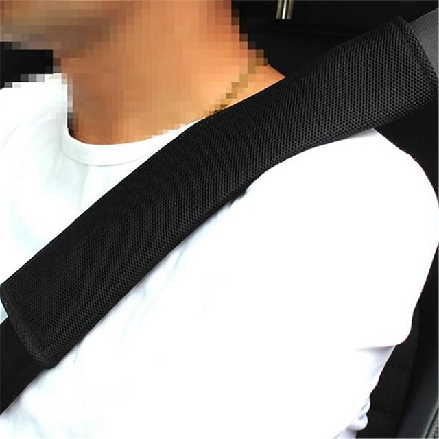 2Pcs Breathable Car Safety Belt Shoulder Pads Protective Strap Pad
