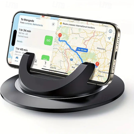 Car Mount Dashboard 360 Rotating Silicon Anti-Slip Desktop Phone Stand Holder