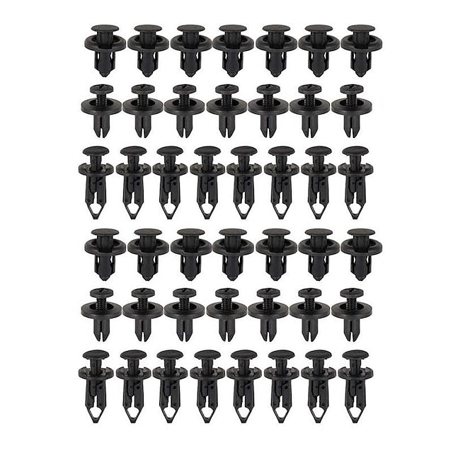 190Pcs Universal Plastic Fender Trim Panel Clips Set Bumper Fasteners Push Pin Rivets Retainer Kit Car Replacement