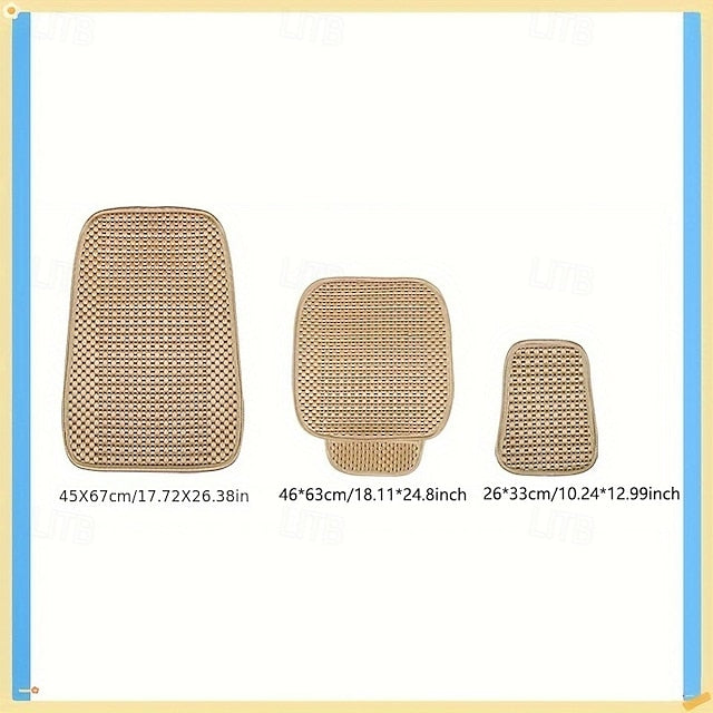 Car Summer Simple Versatile Front Single Comfortable Breathable Seat Cushions