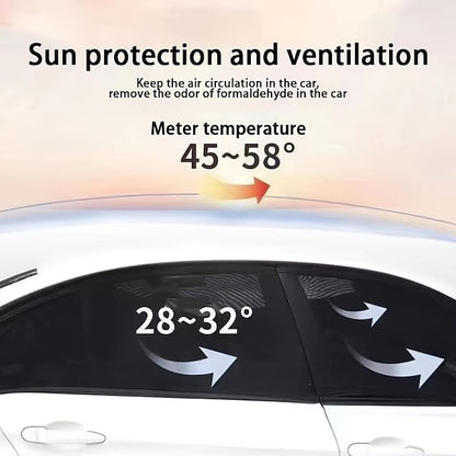 4 Pcs/set Car Window Anti-Mosquito Curtain Sunshade Privacy Protection