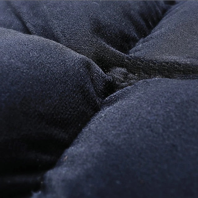 Car Winter Thicked Plush Quilting Plaid Soft Comfortable Warm Cushion