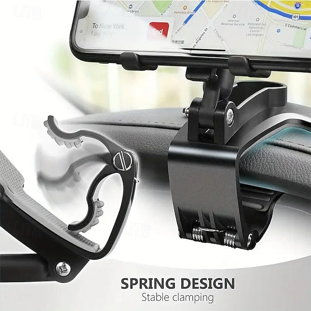 Car 360° Adjustable Waterproof Phone Mount Dashboard Holder