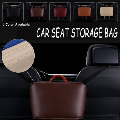 Car Leather Seat Storage Organizer Receive Bag 41*27cm