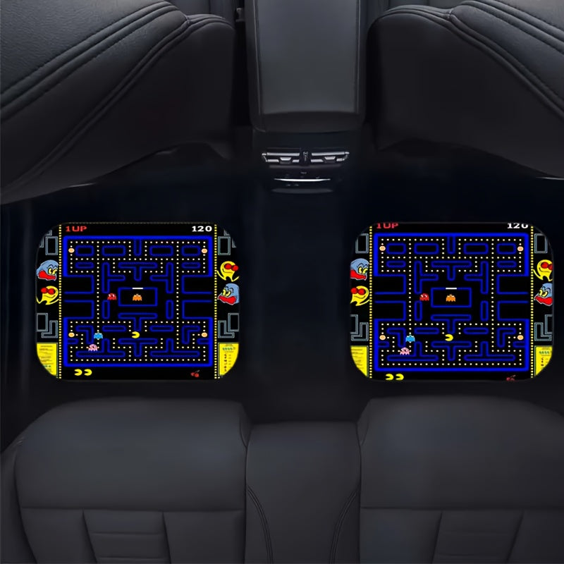 4pcs Car Absorbent Non-Slip Washable Floor Mats