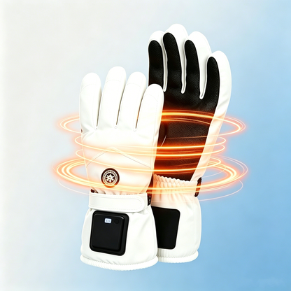 Motorcycle Riding Electric Heated Gloves USB Hand Warmer Waterproof Digital Display Adjustment Warm Mittens