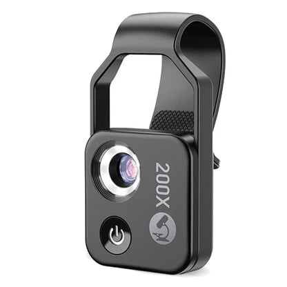 200X Zoom Pocket Size Portable USB Rechargeable Smartphone Microscope