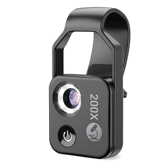 200X Zoom Pocket Size Portable USB Rechargeable Smartphone Microscope