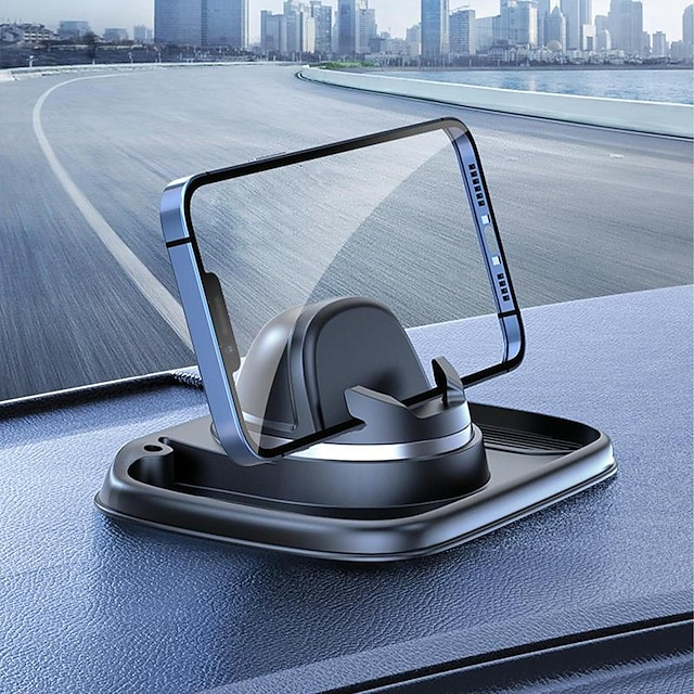 Multifunctional Car Phone Holder 360-degree Rotating Dashboard Anti-slip Mat
