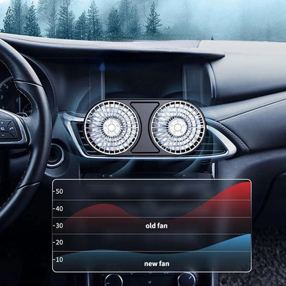 Car USB Electric Cool Fan Multi-function Mini Fan