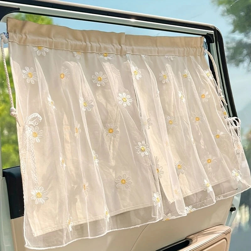 Car Anti UV Curtains Universal Sun Protection Sunscreen Creative Curtains