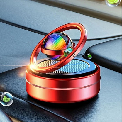 Car Solar Air Freshener Rotable Aromatherapy Diffuser Car Decoration