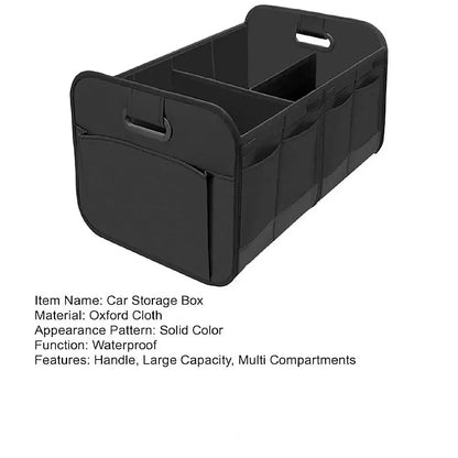 Car Trunk Collapsible Multi-Compartment Foldable Waterproof Organizers