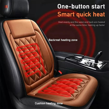 12V Car Seat Heater Cushion Electric Heated Winter Heated Constant Temperature Seat Cushion