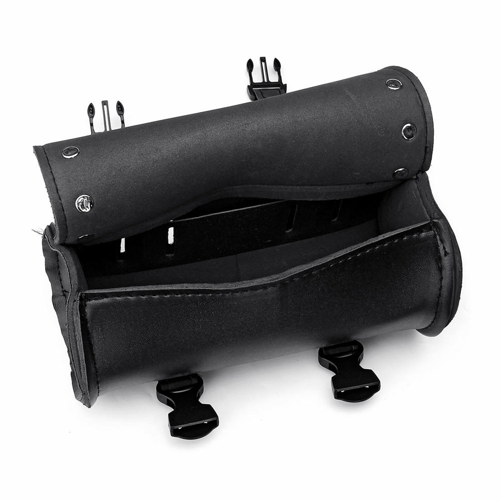 Motorcycle Harley Leather Front Fork Tool Saddlebags Pouch Luggage Organizer