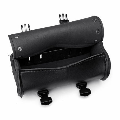 Motorcycle Harley Leather Front Fork Tool Saddlebags Pouch Luggage Organizer