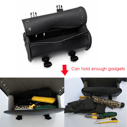 Motorcycle Harley Leather Front Fork Tool Saddlebags Pouch Luggage Organizer
