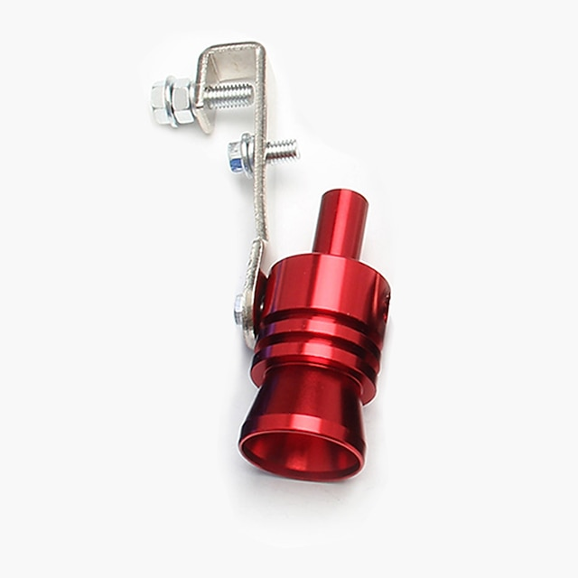 2 Pcs Universal Sound Simulator Car Exhaust Pipe Turbo Whistle  Muffler Auto Parts