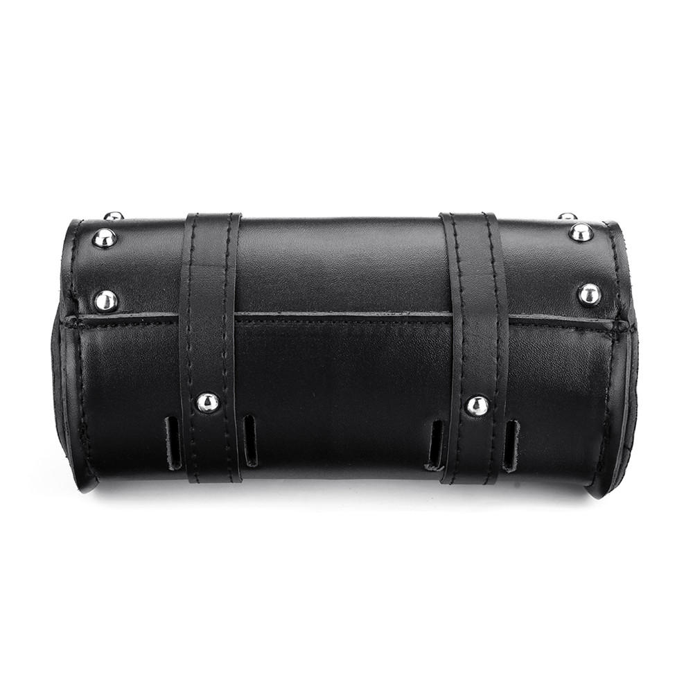 Motorcycle Harley Leather Front Fork Tool Saddlebags Pouch Luggage Organizer