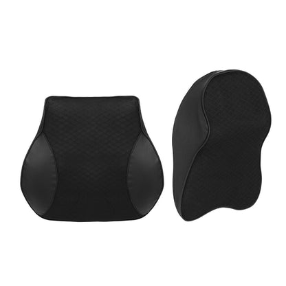 Car Headrest Pillow Breathable Memory Foam Seat Back Cushion