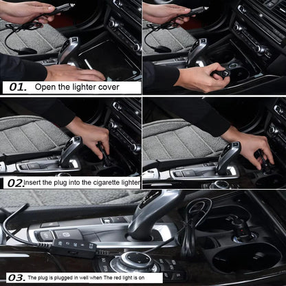 12V Car Auto Rear Seat Heated Cushion Heating Warmer Cushions Mat Electric Heating Pad
