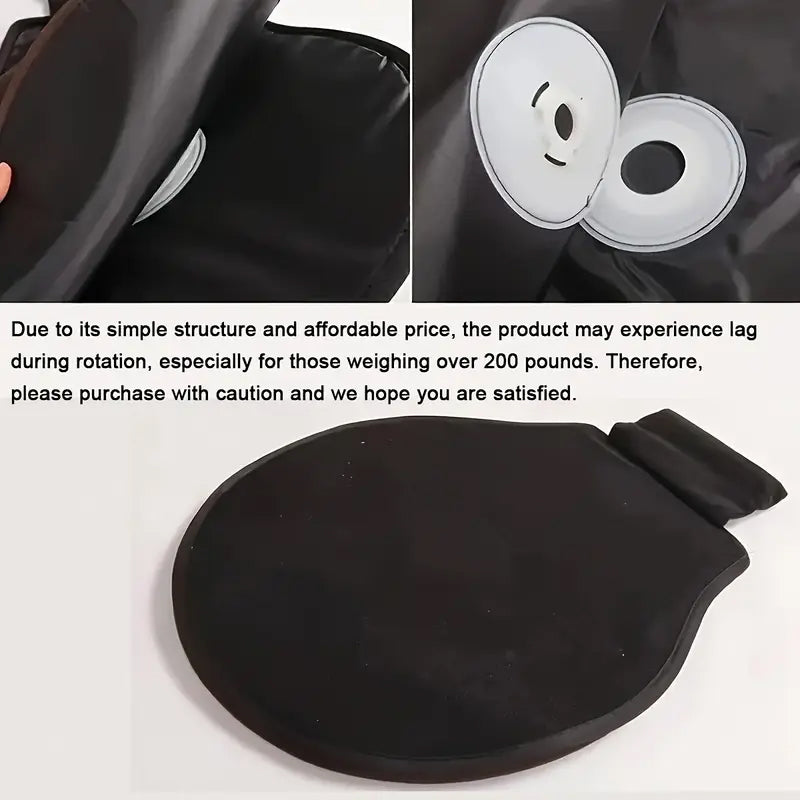 Car Seat Cushion Protector Non-Slip Round Design Comfort 360° Rotating Cushion