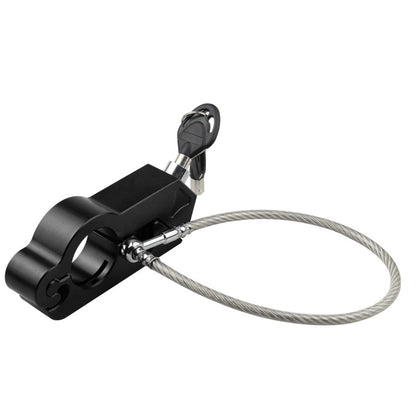 Motorcycle Handlebar Helmet Lock Aluminum Alloy Anti Theft Lock Safety Lock for Street Motor Scooters