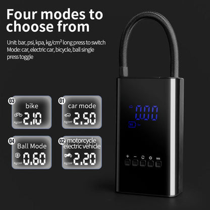 Car Wireless Digital Portable Tire Inflator Handheld Air Compressor Tools 4000mAh