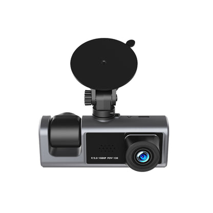 Car 2 Inch Dash Cam 3-way HD 1080P Three-lens Parking Monitor