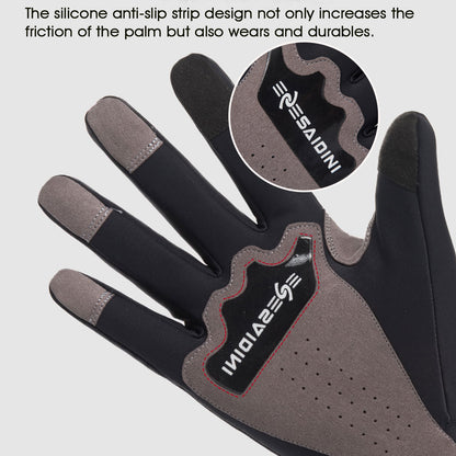 Motorcycle Bike Warm Velvet Non-slip Thermal Sport Touch Screen Gloves