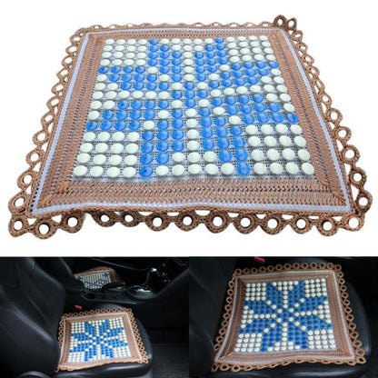 Car Summer Heart Snow Made Cold Squre Seat Cushion