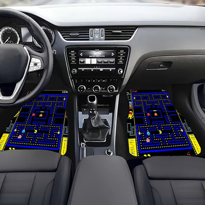 4pcs Car Absorbent Non-Slip Washable Floor Mats