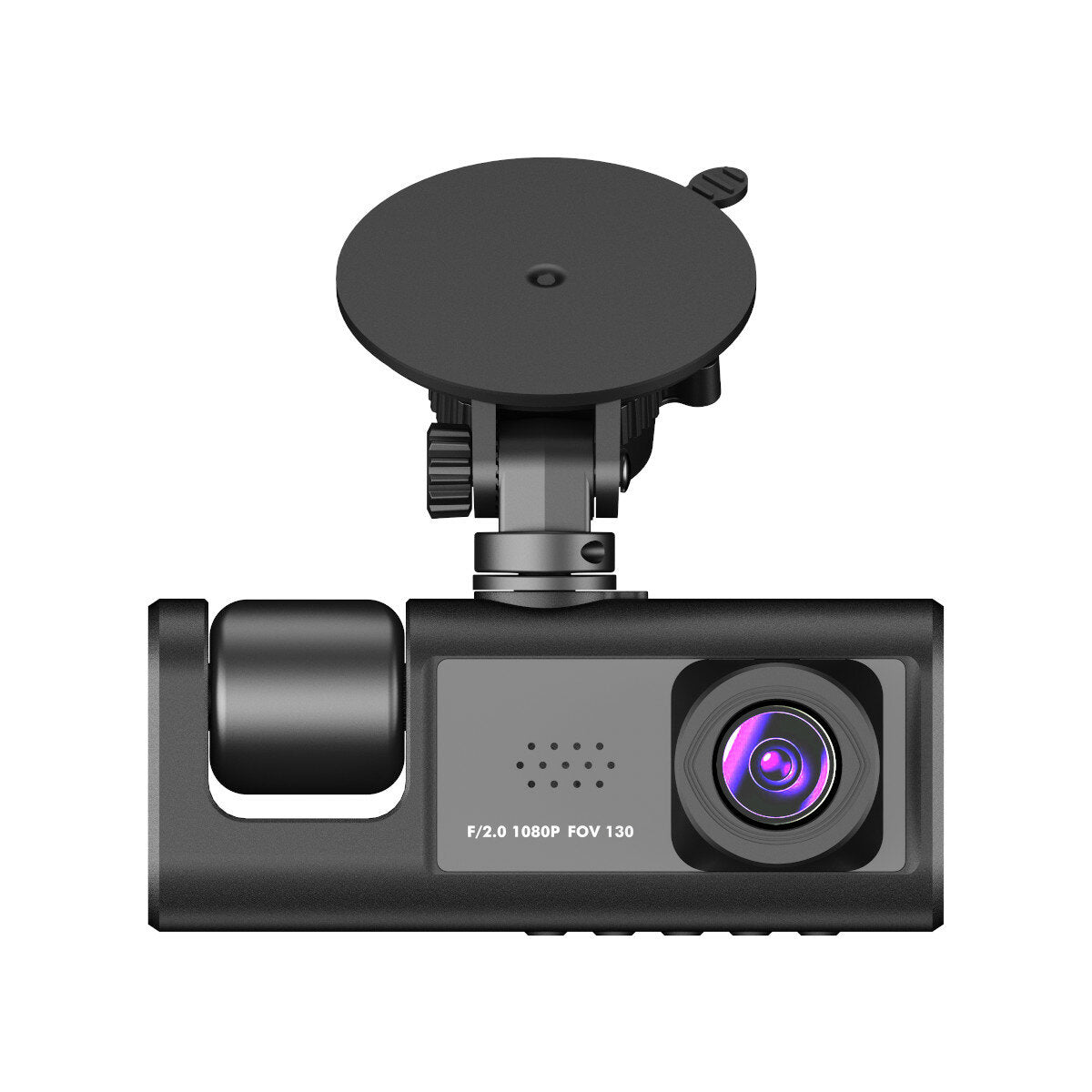 Car 2 Inch Dash Cam 3-way HD 1080P Three-lens Parking Monitor